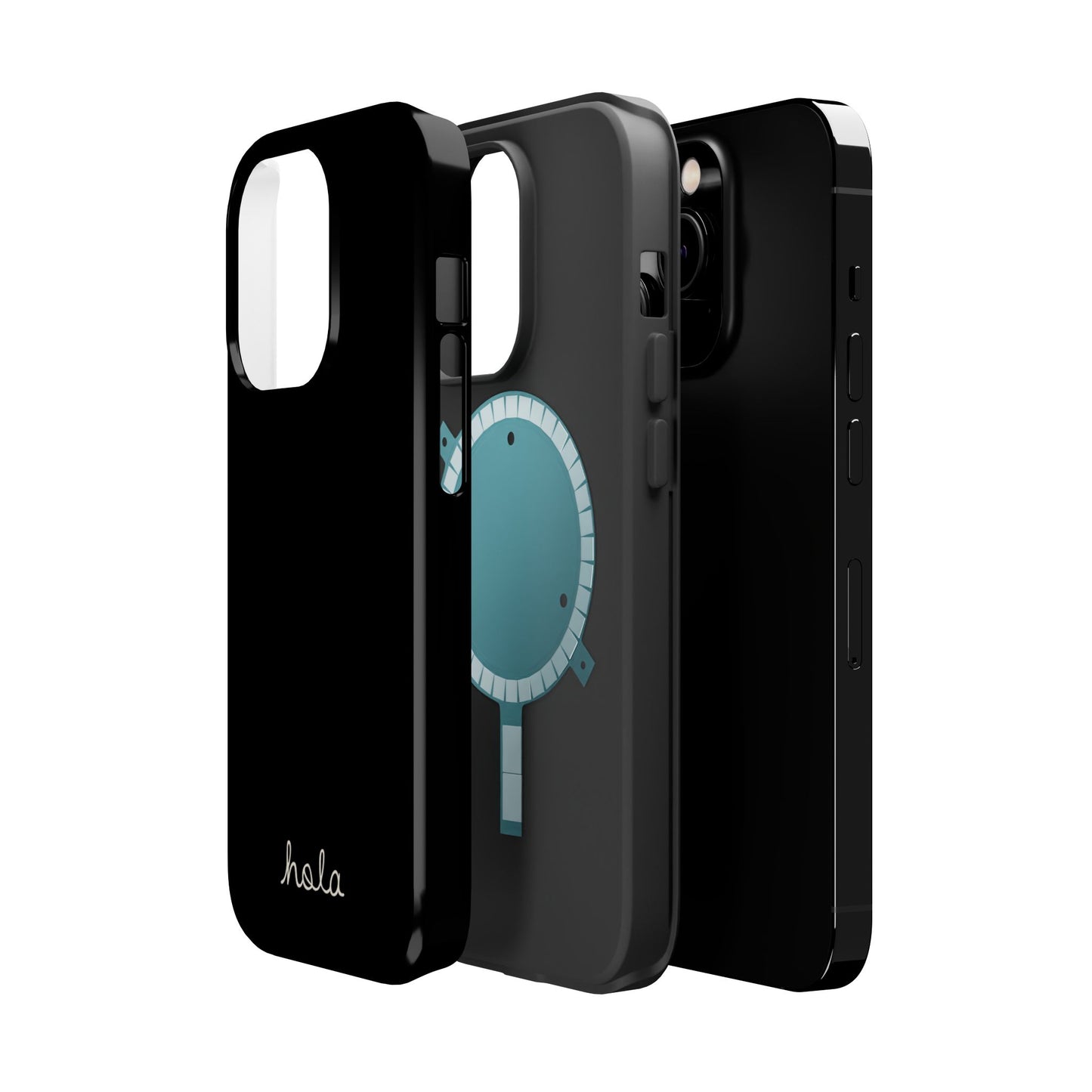 Minimalist iPhone Magnetic Case "Hello"
