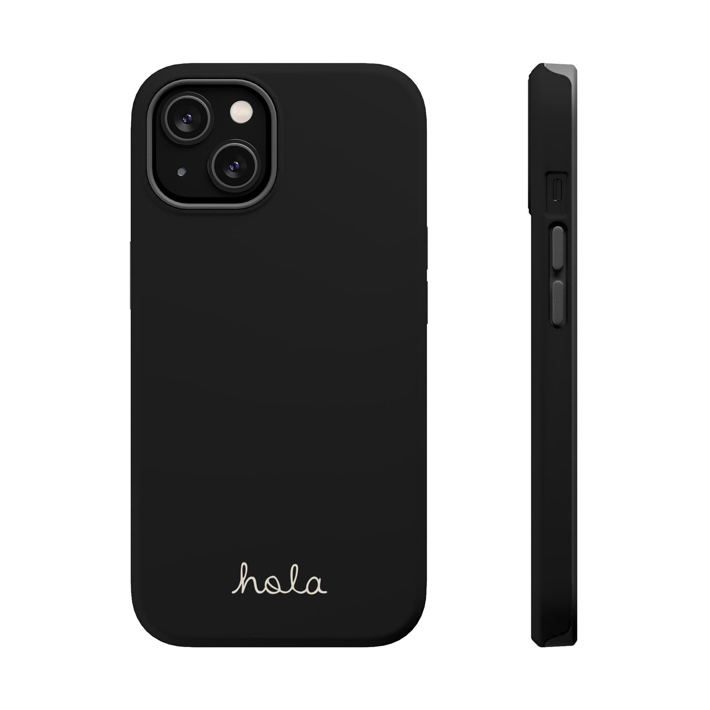 Minimalist iPhone Magnetic Case "Hello"