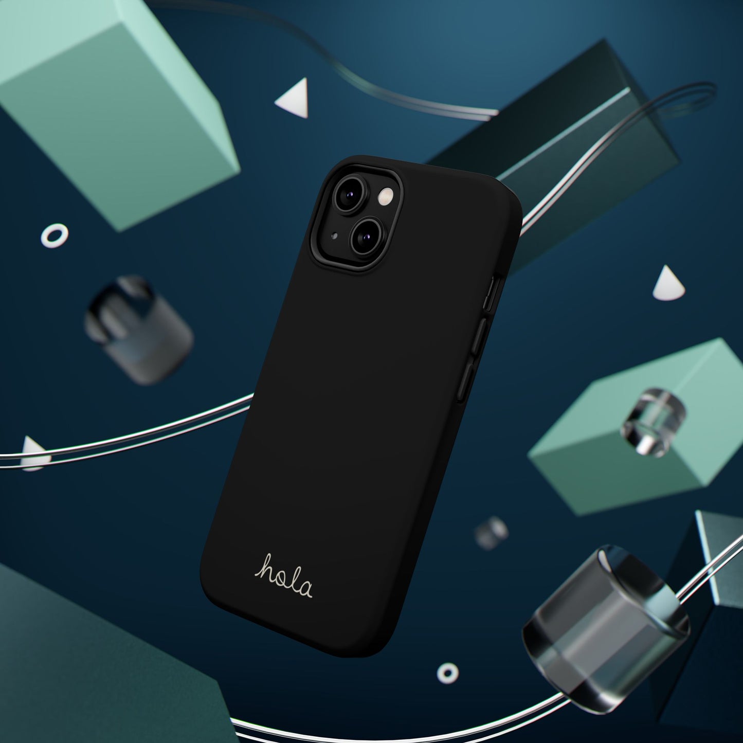 Minimalist iPhone Magnetic Case "Hello"