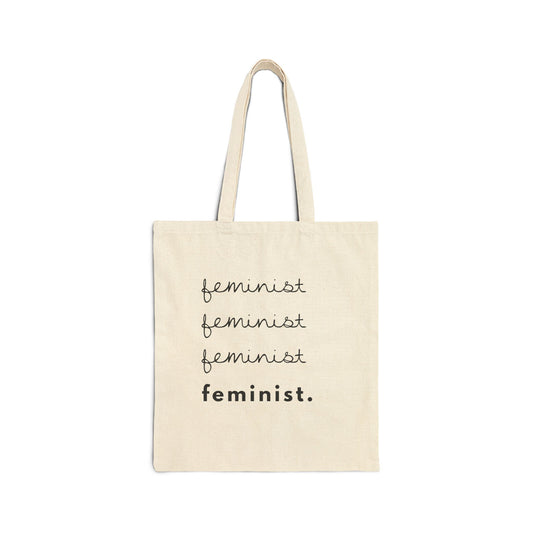 "Feminist." | Minimalist Cotton Tote