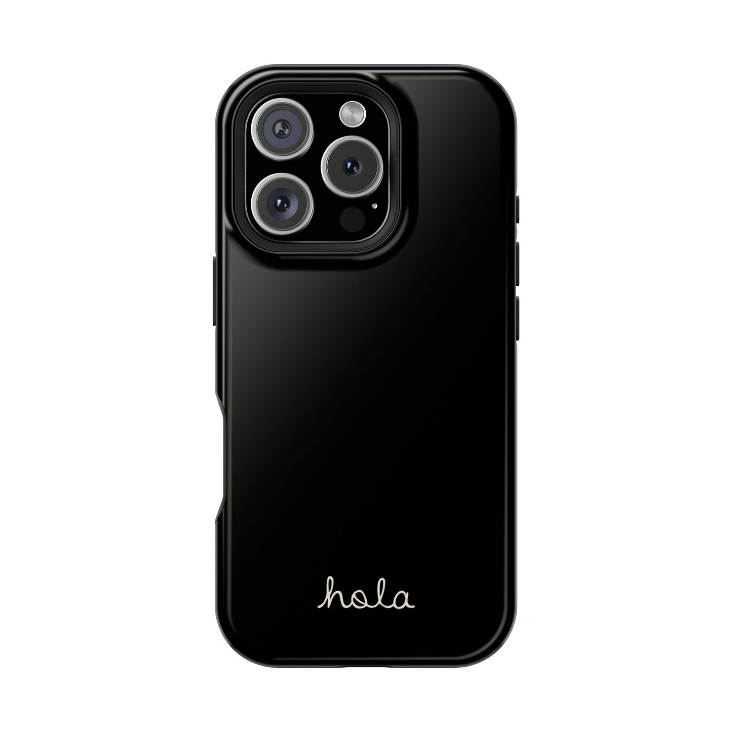 Minimalist iPhone Magnetic Case "Hello"