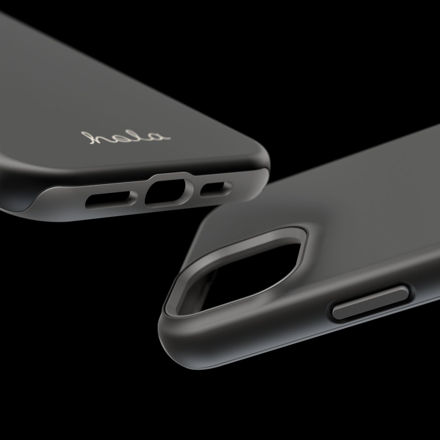 Minimalist iPhone Magnetic Case "Hello"