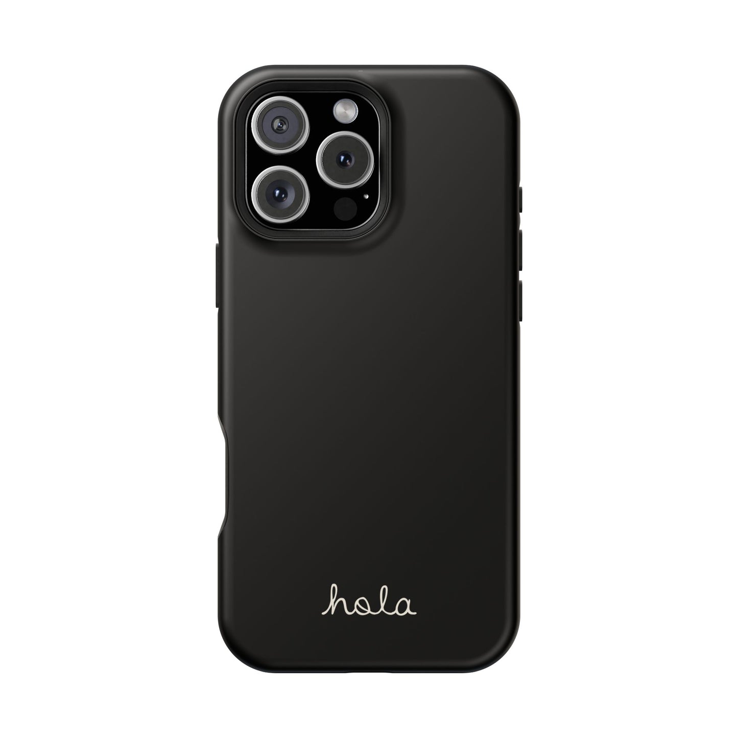 Minimalist iPhone Magnetic Case "Hello"