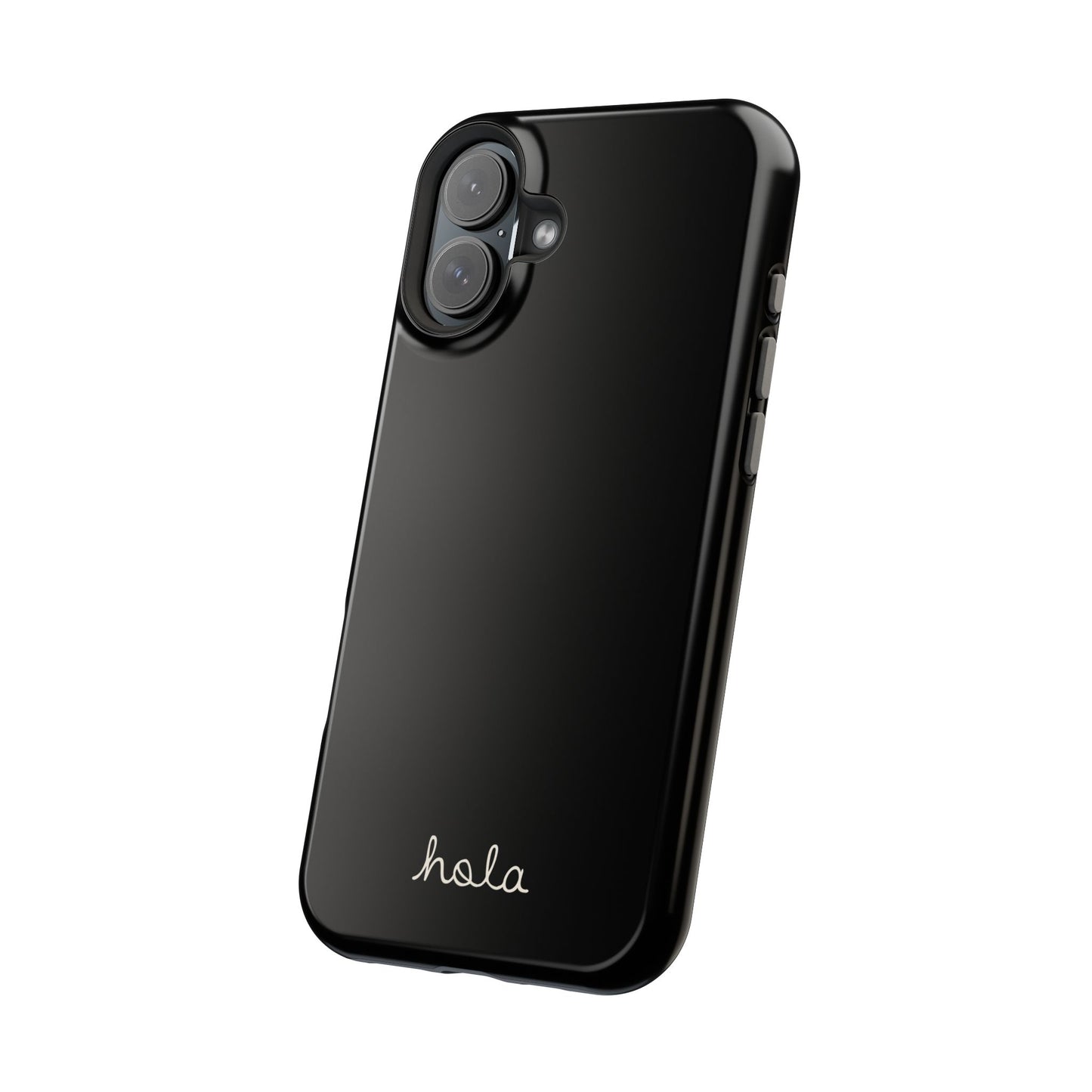 Minimalist iPhone Magnetic Case "Hello"