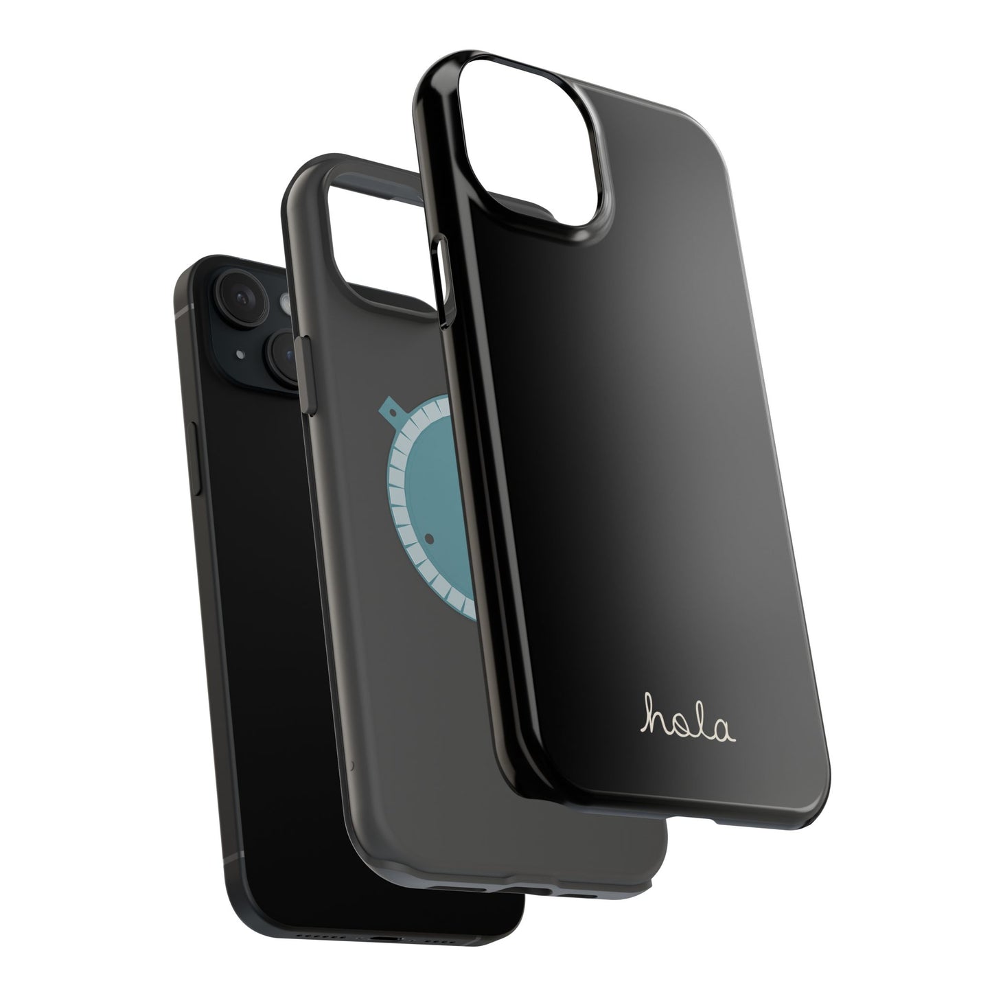 Minimalist iPhone Magnetic Case "Hello"