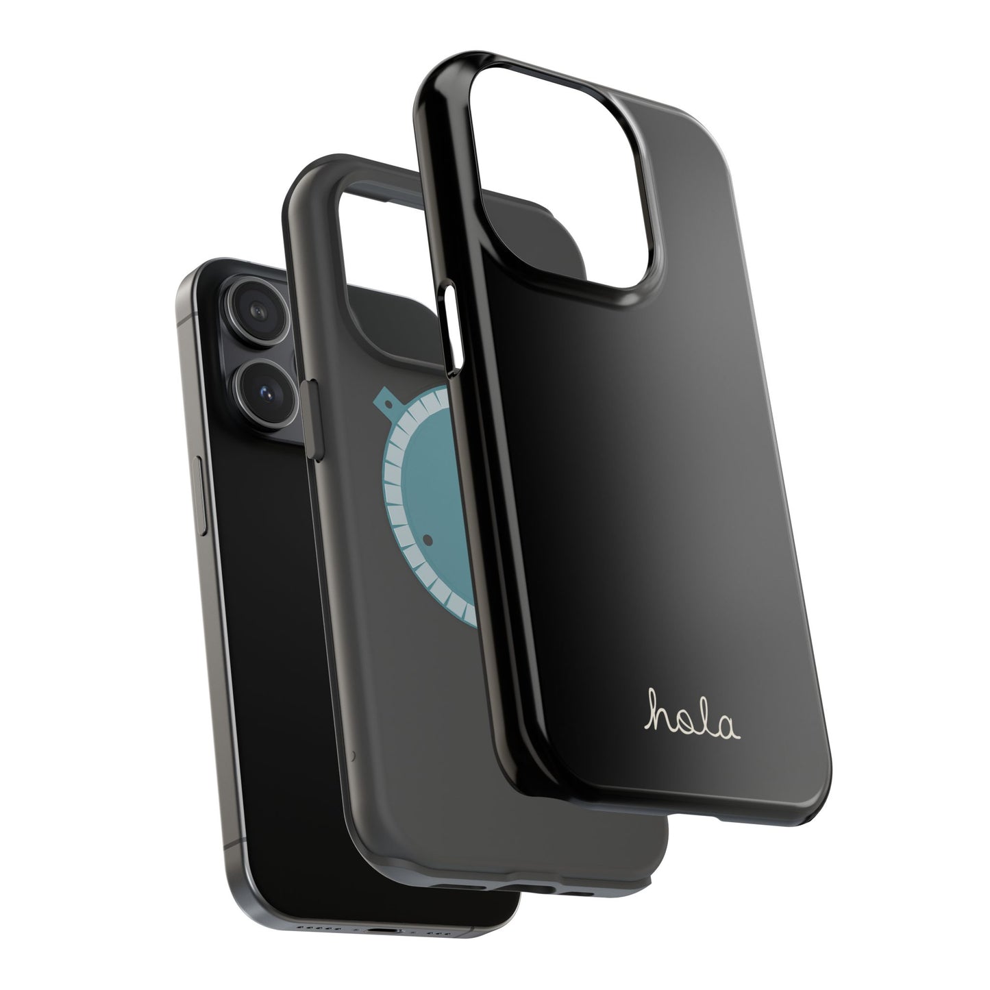 Minimalist iPhone Magnetic Case "Hello"