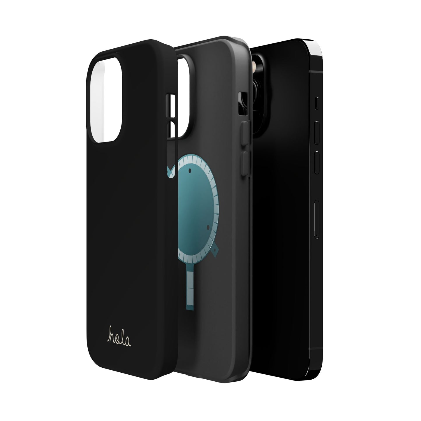 Minimalist iPhone Magnetic Case "Hello"
