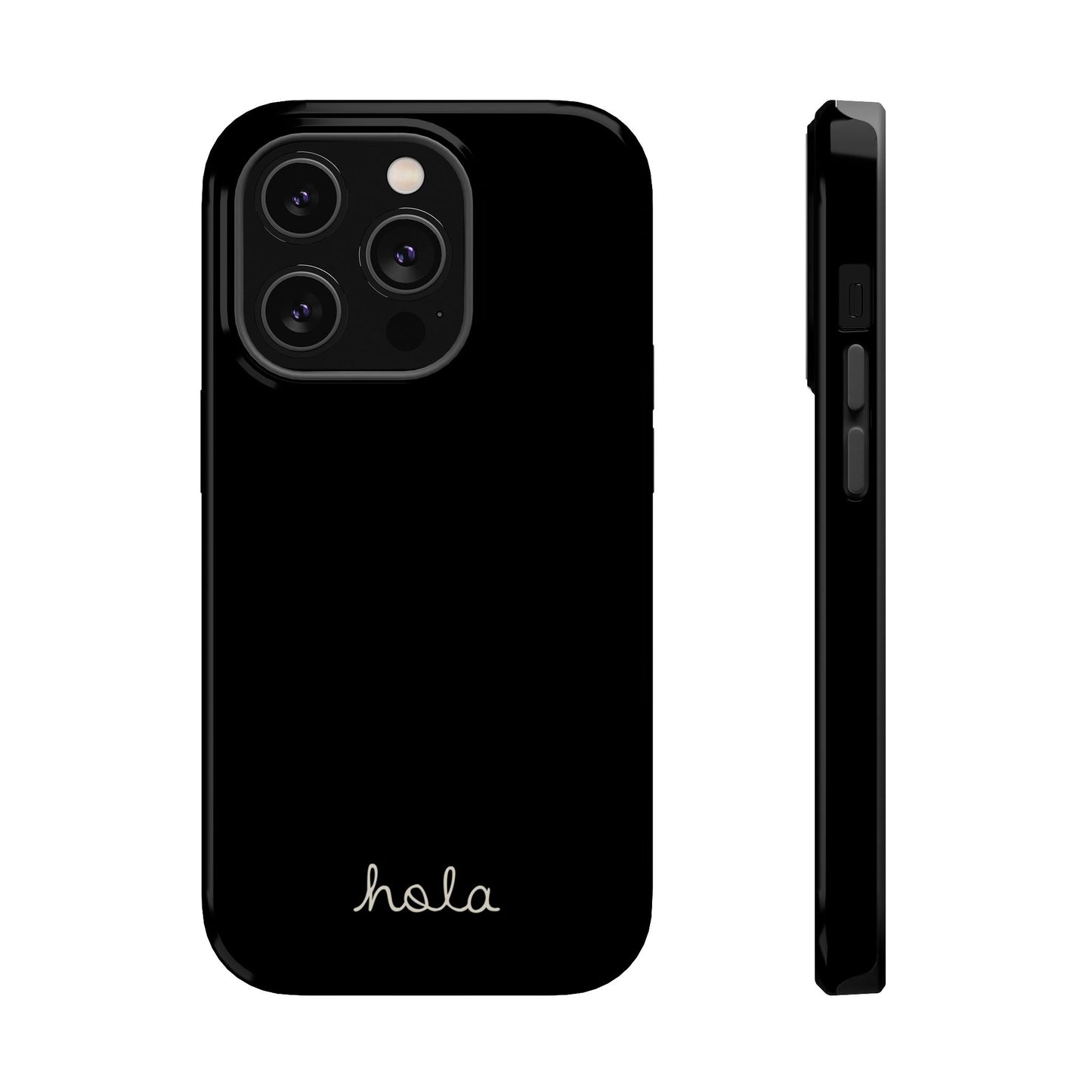 Minimalist iPhone Magnetic Case "Hello"