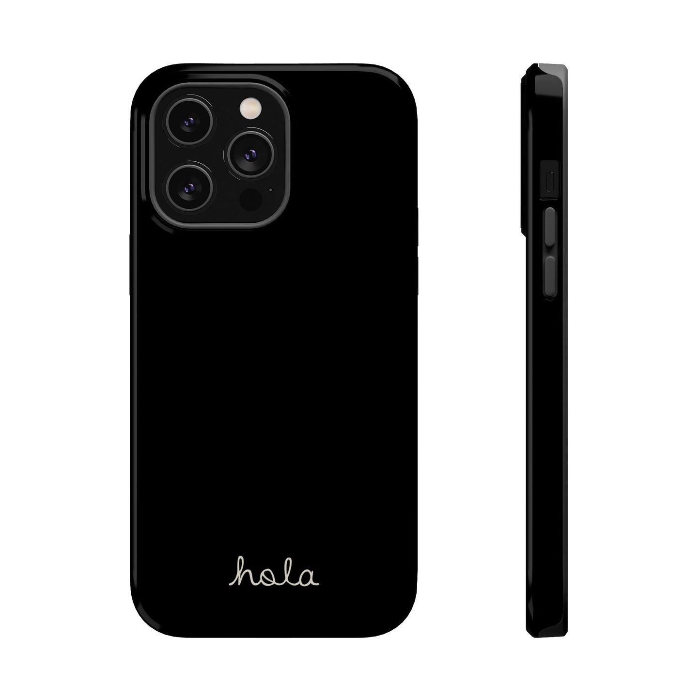 Minimalist iPhone Magnetic Case "Hello"