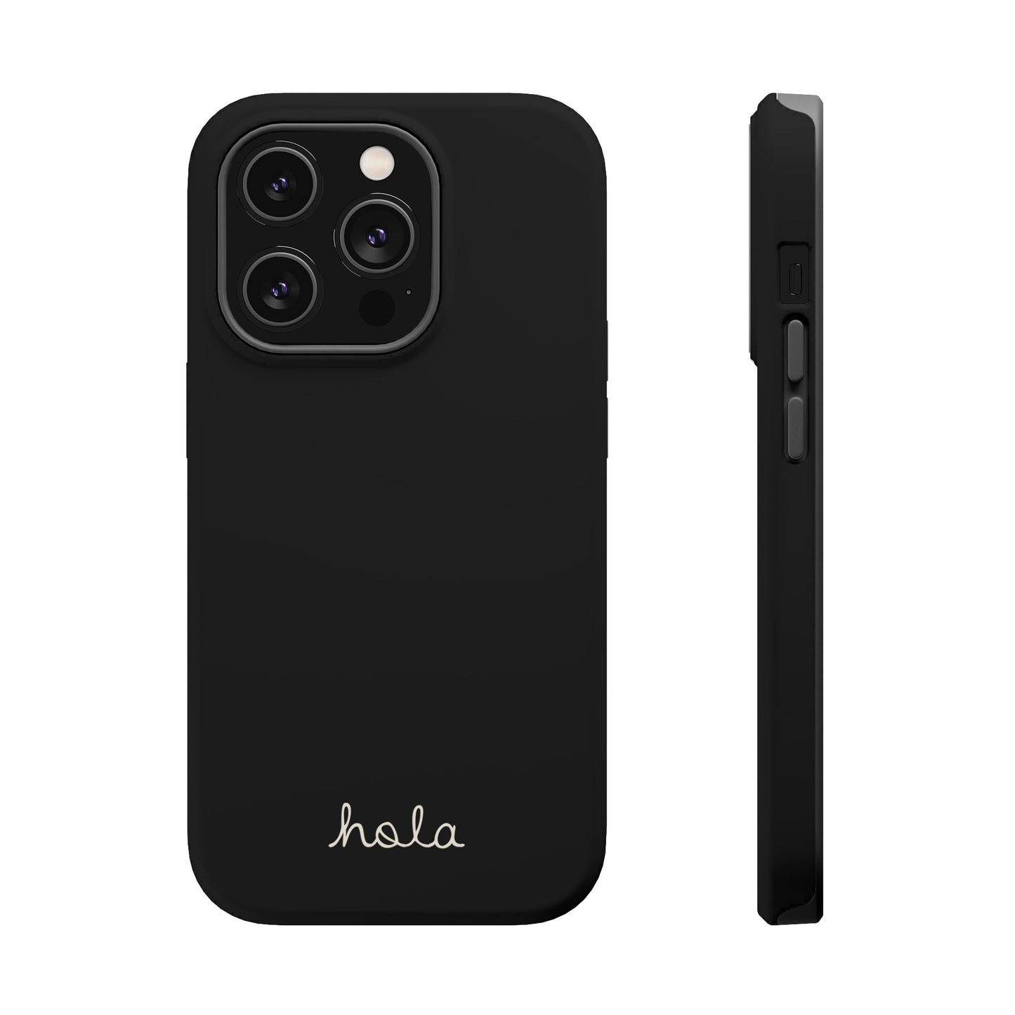Minimalist iPhone Magnetic Case "Hello"