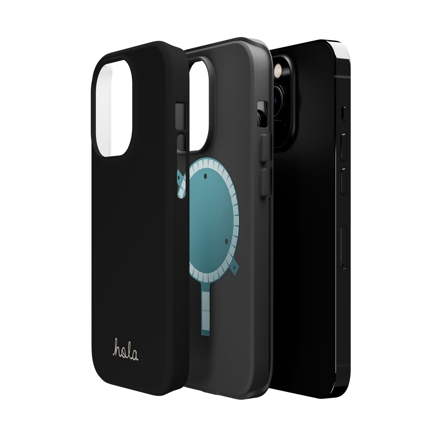 Minimalist iPhone Magnetic Case "Hello"