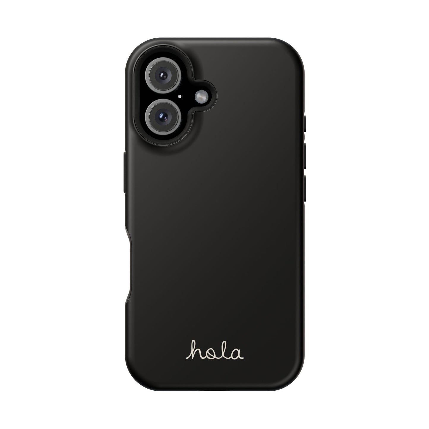 Minimalist iPhone Magnetic Case "Hello"