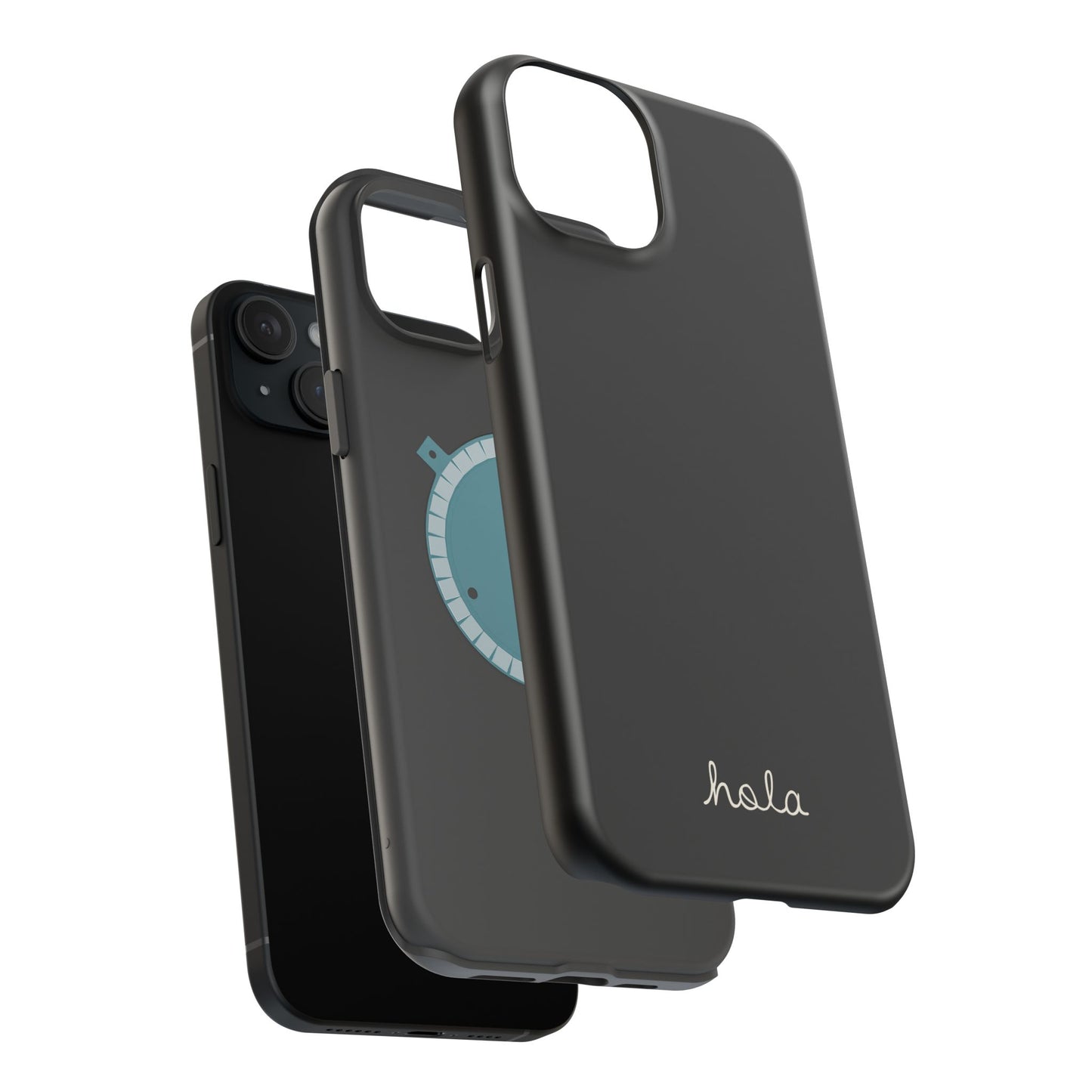 Minimalist iPhone Magnetic Case "Hello"