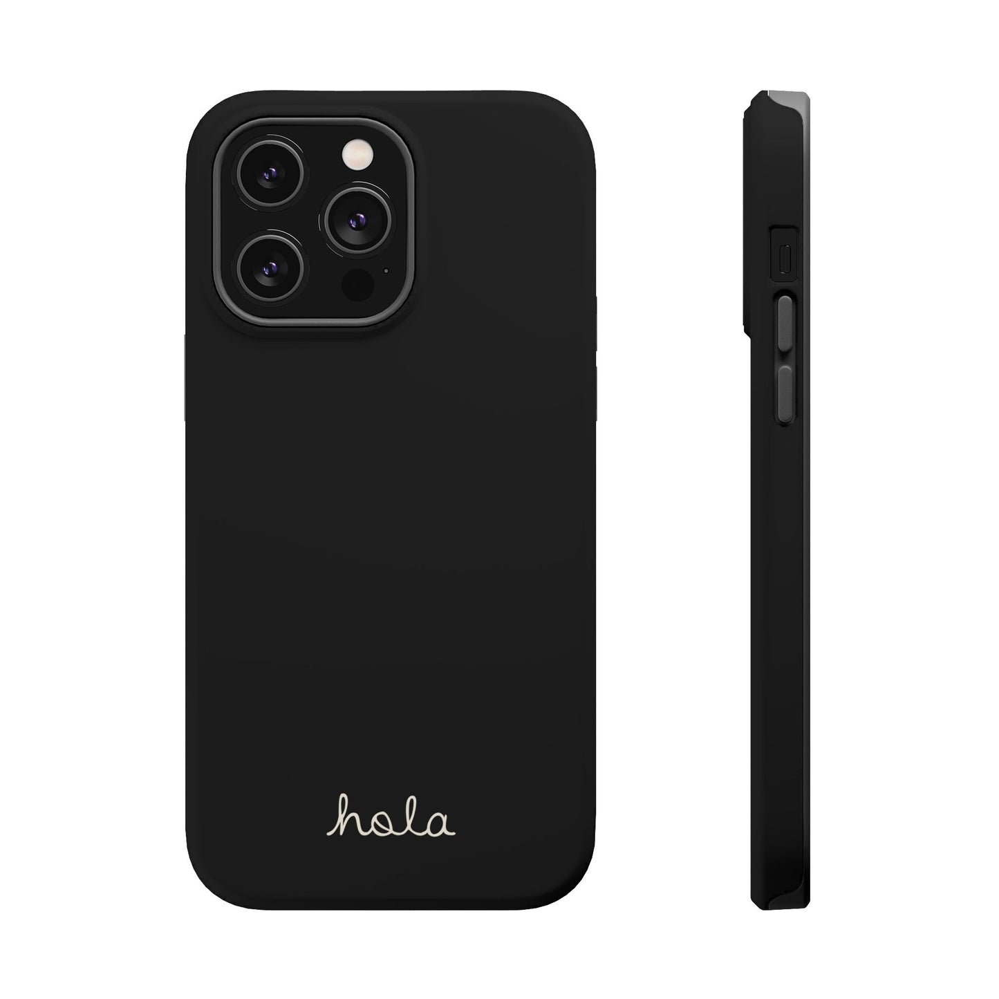 Minimalist iPhone Magnetic Case "Hello"
