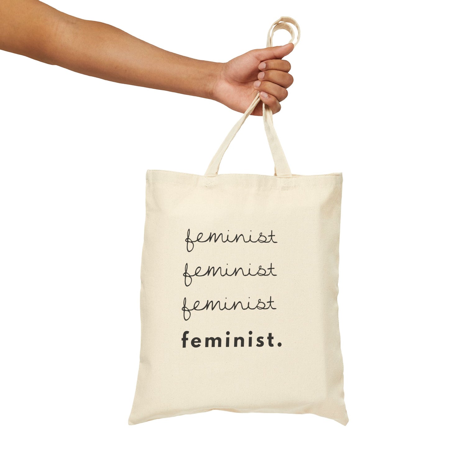 "Feminist." | Minimalist Cotton Tote