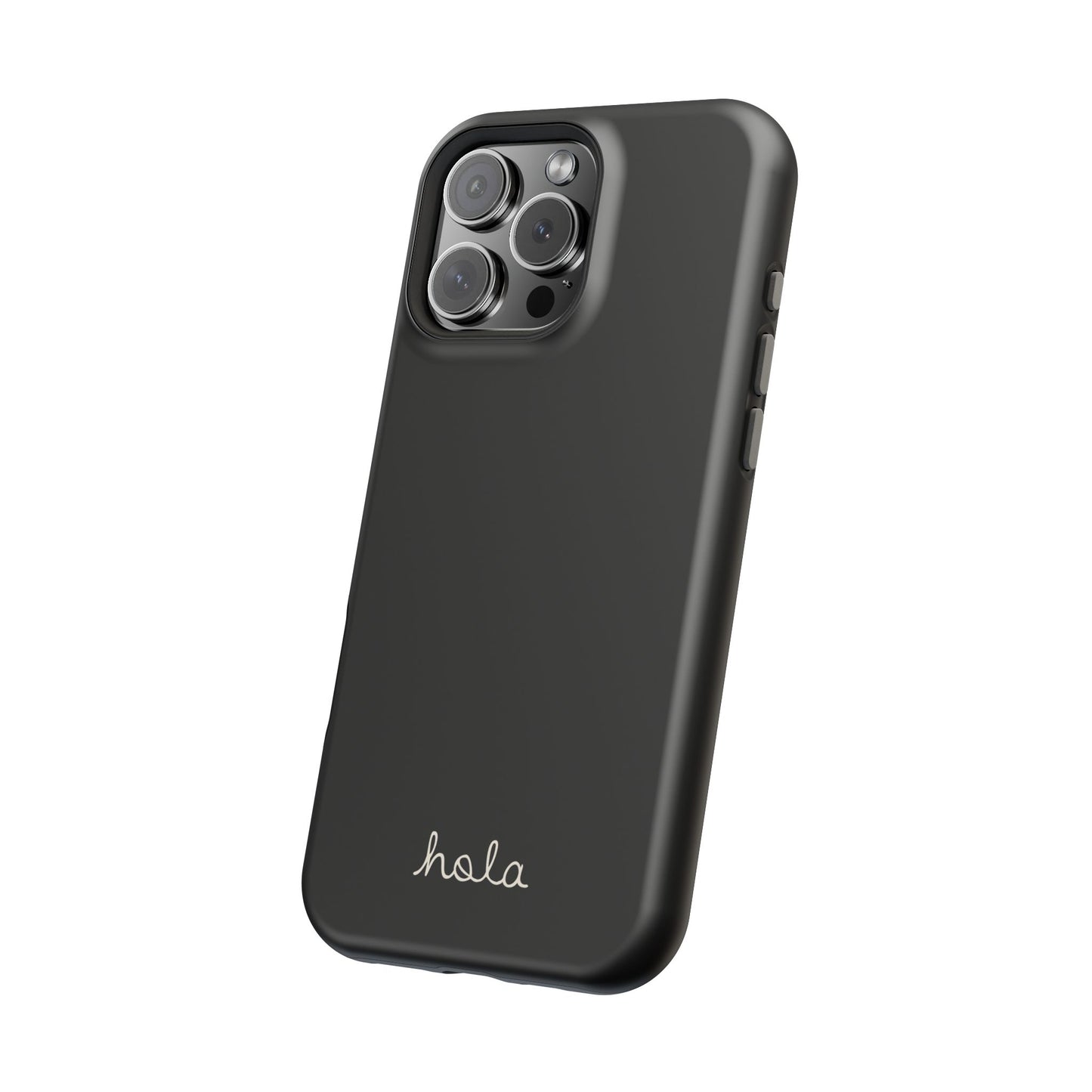 Minimalist iPhone Magnetic Case "Hello"