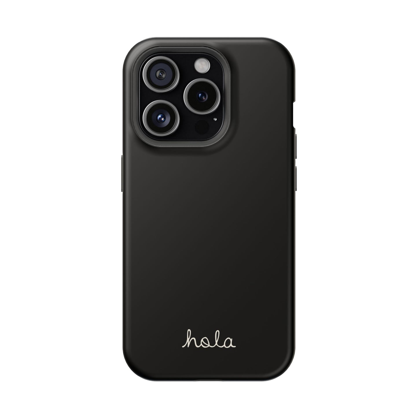 Minimalist iPhone Magnetic Case "Hello"