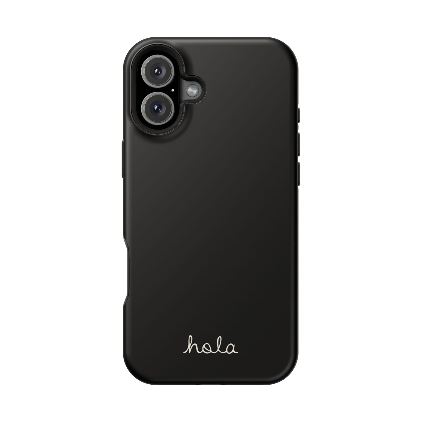 Minimalist iPhone Magnetic Case "Hello"