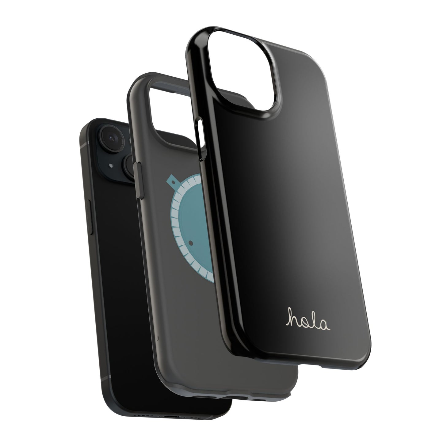 Minimalist iPhone Magnetic Case "Hello"