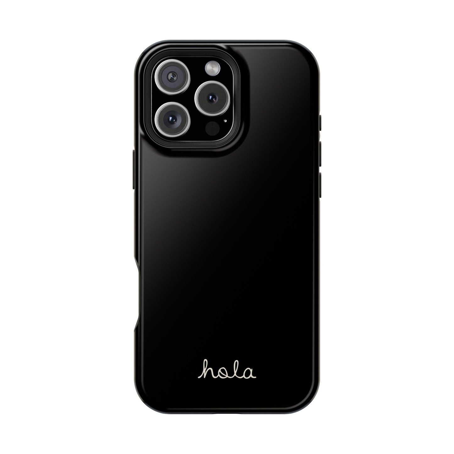 Minimalist iPhone Magnetic Case "Hello"