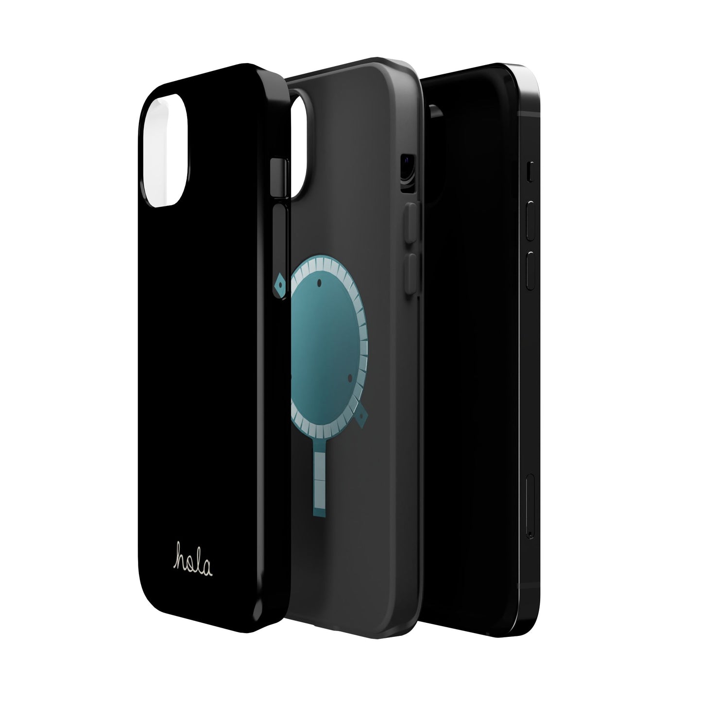 Minimalist iPhone Magnetic Case "Hello"