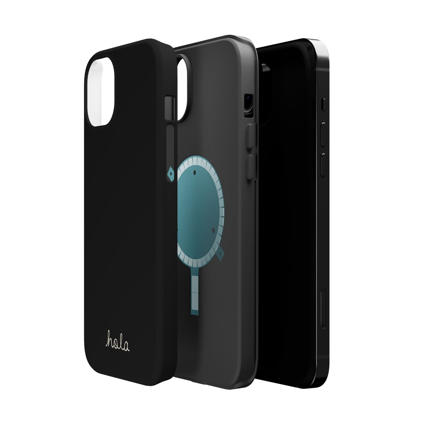 Minimalist iPhone Magnetic Case "Hello"