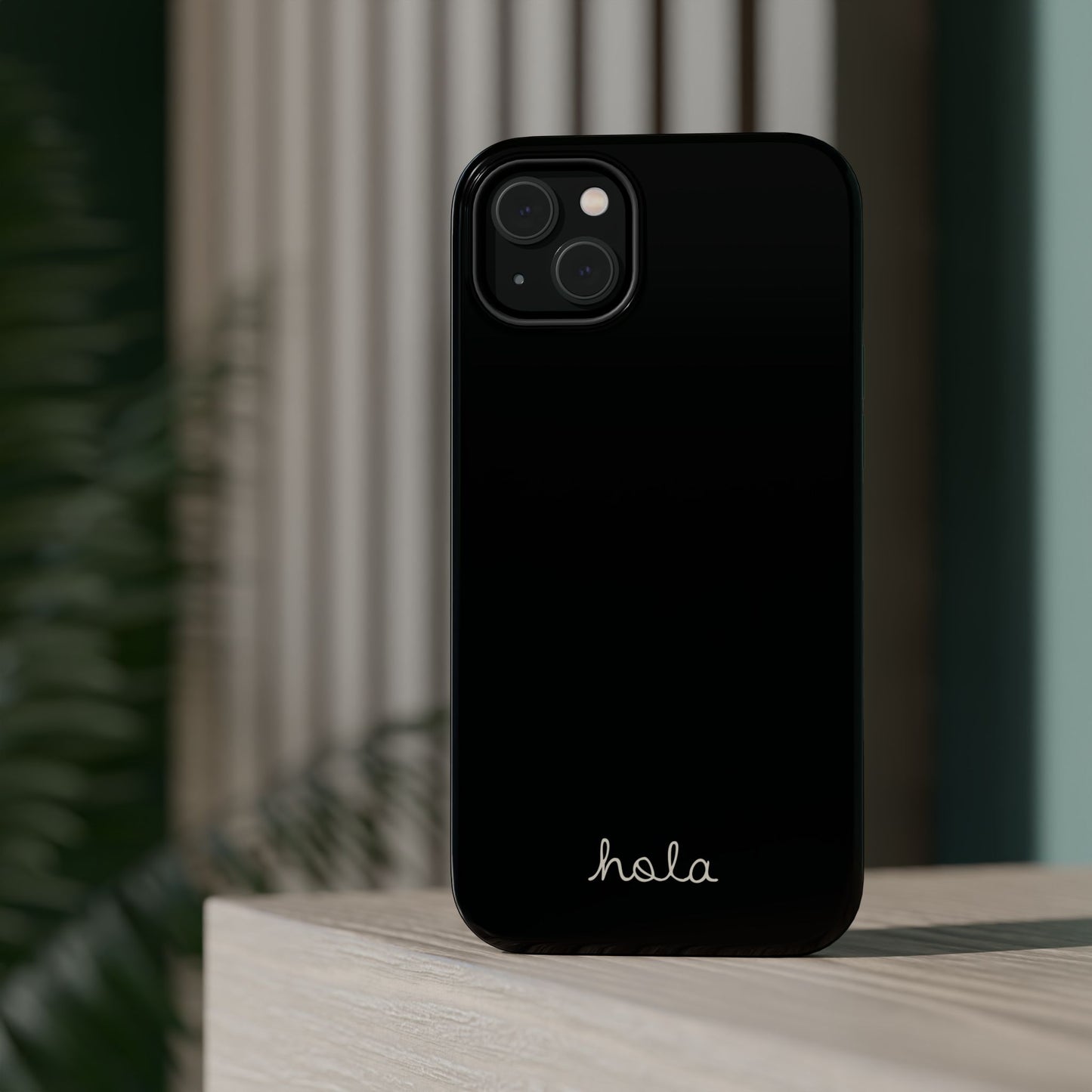 Minimalist iPhone Magnetic Case "Hello"