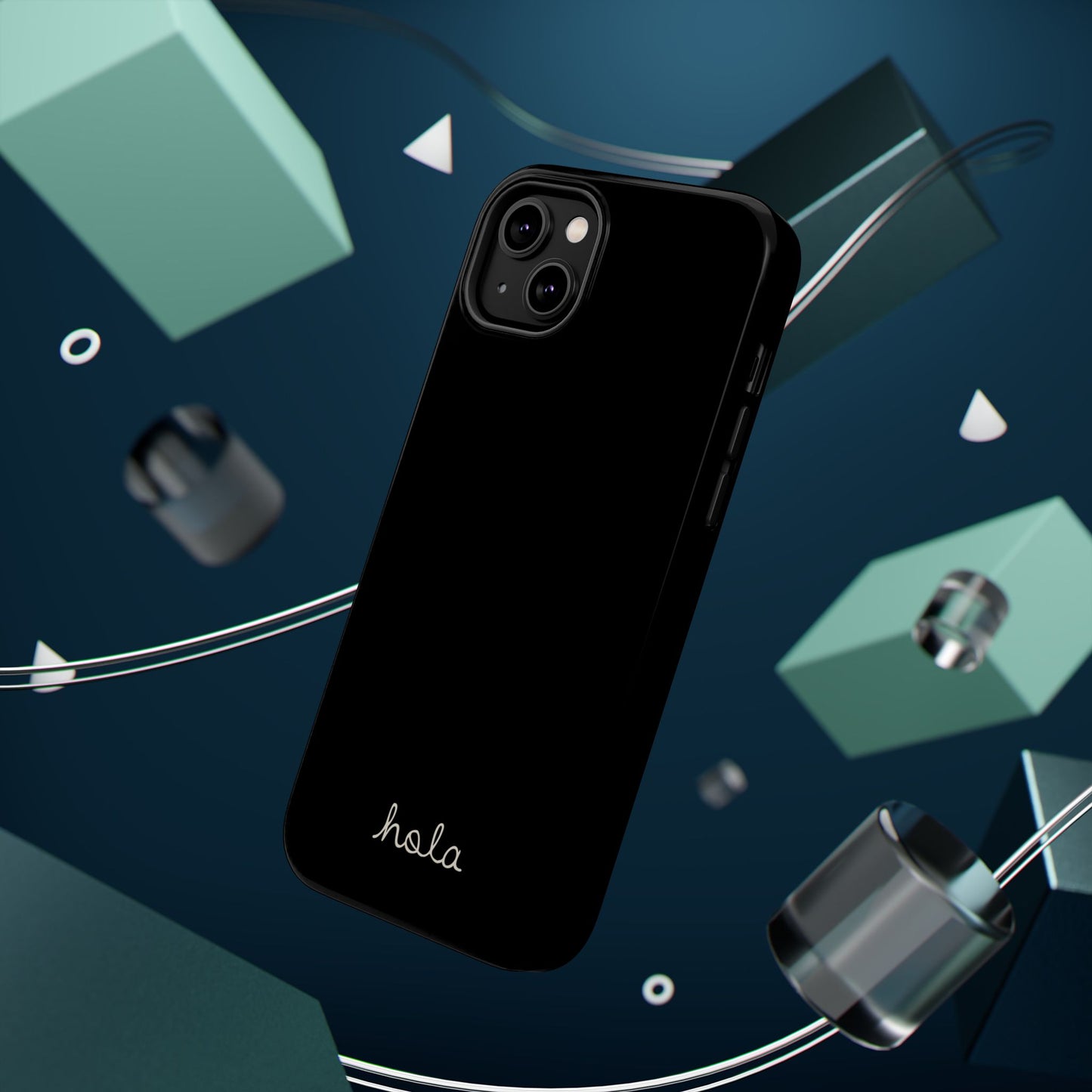 Minimalist iPhone Magnetic Case "Hello"