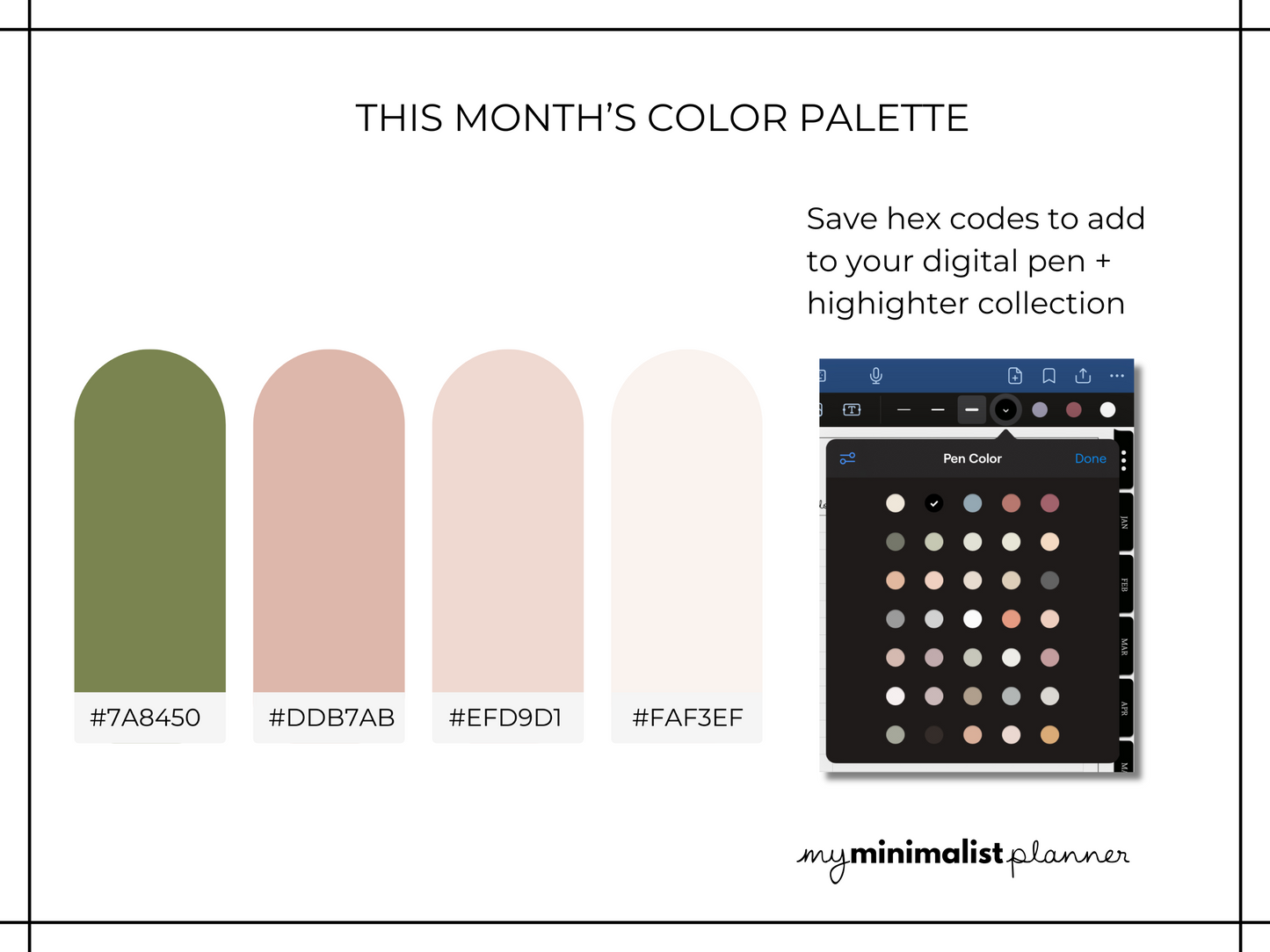 September 2025 - Monthly Minimalist Digital Planner