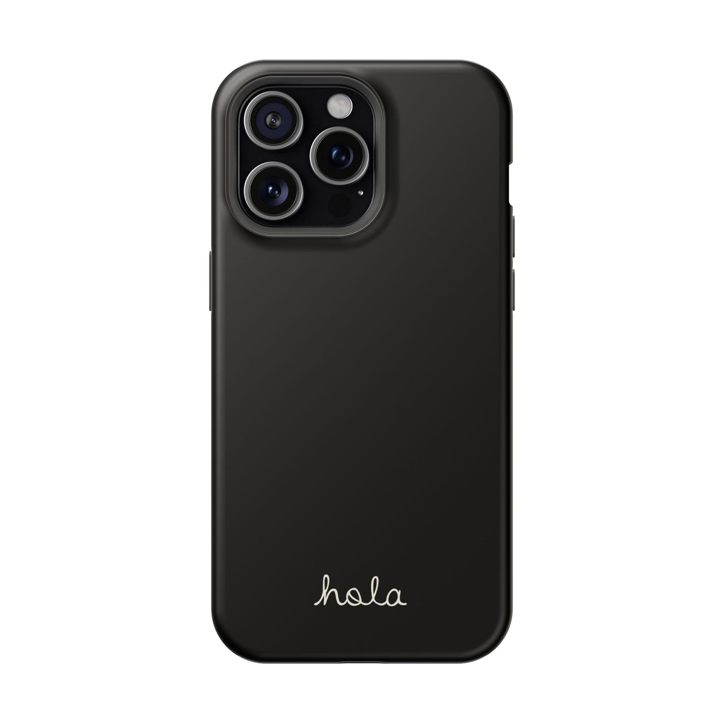 Minimalist iPhone Magnetic Case "Hello"