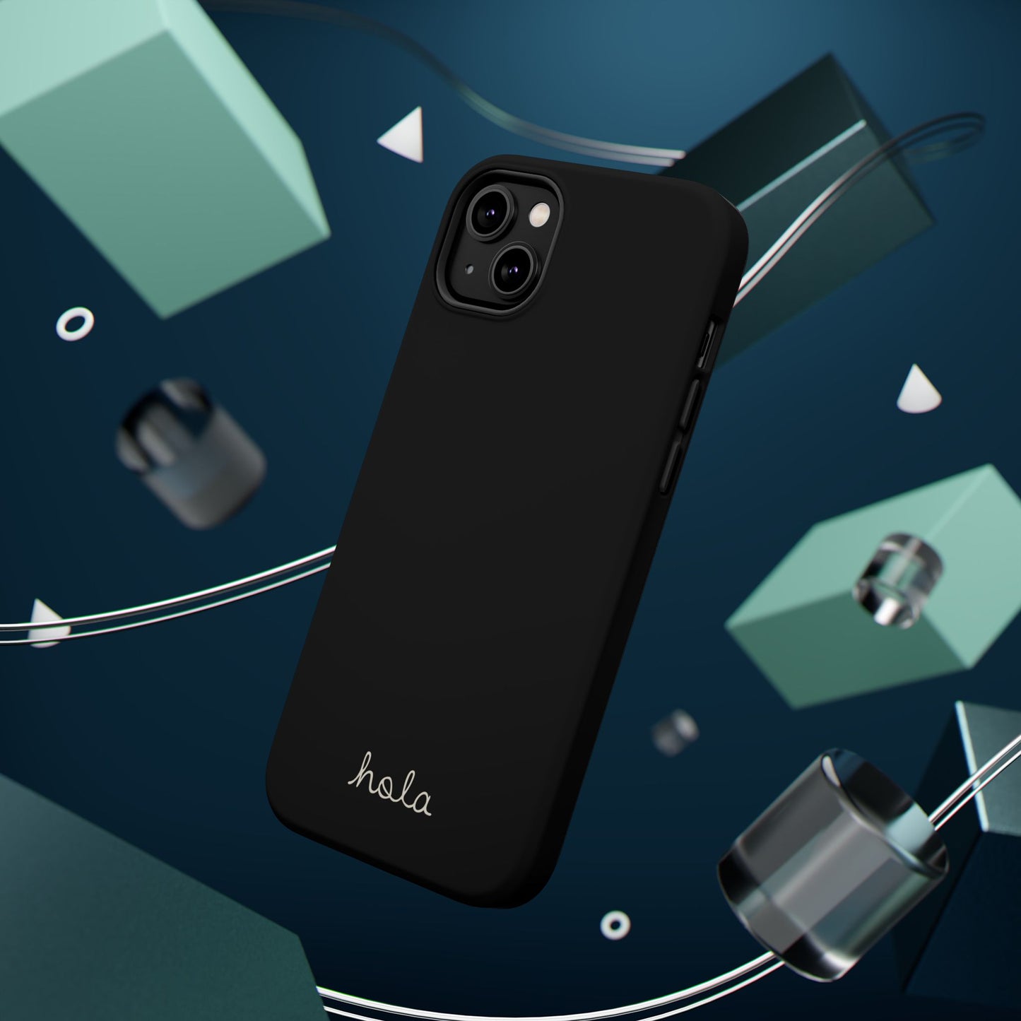 Minimalist iPhone Magnetic Case "Hello"
