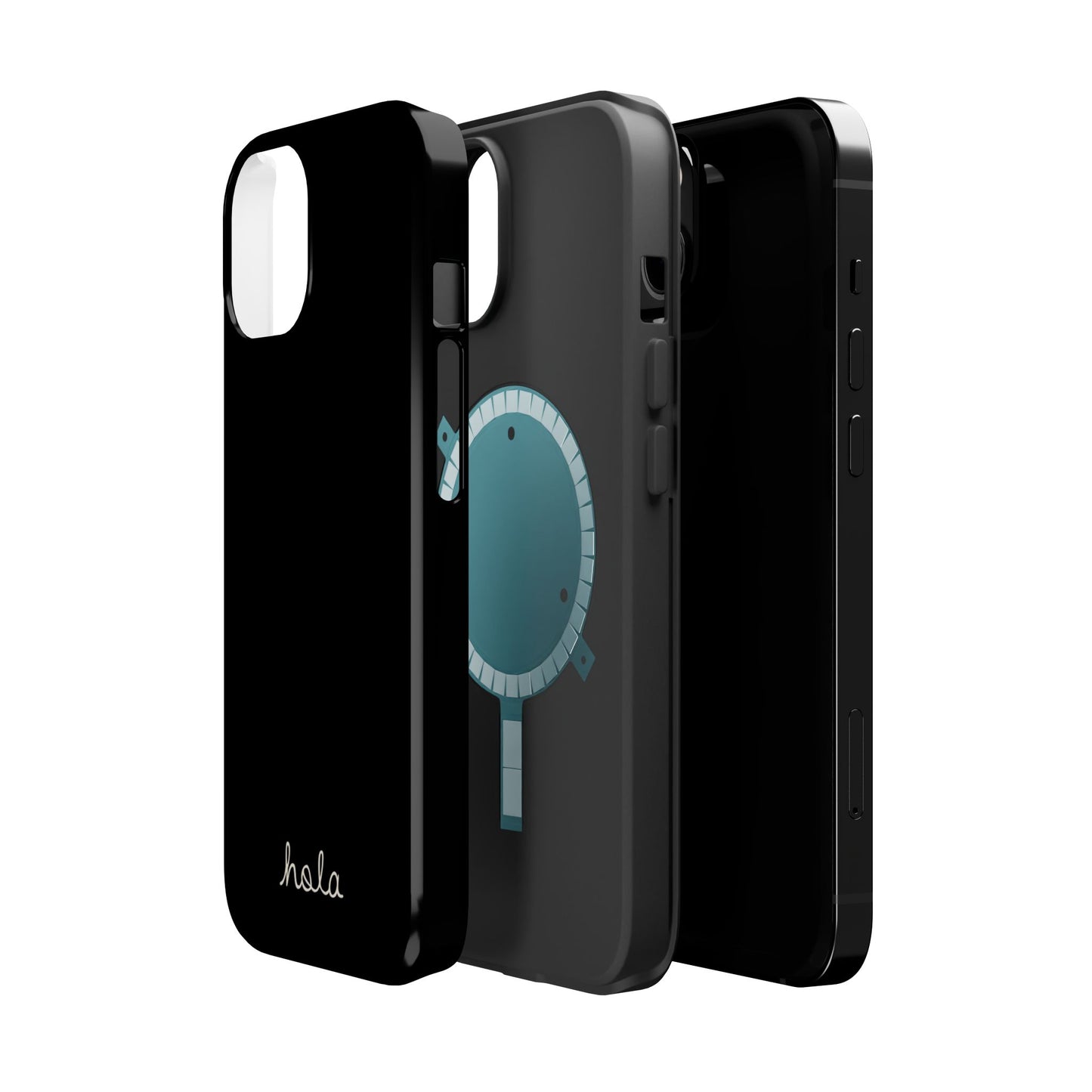 Minimalist iPhone Magnetic Case "Hello"