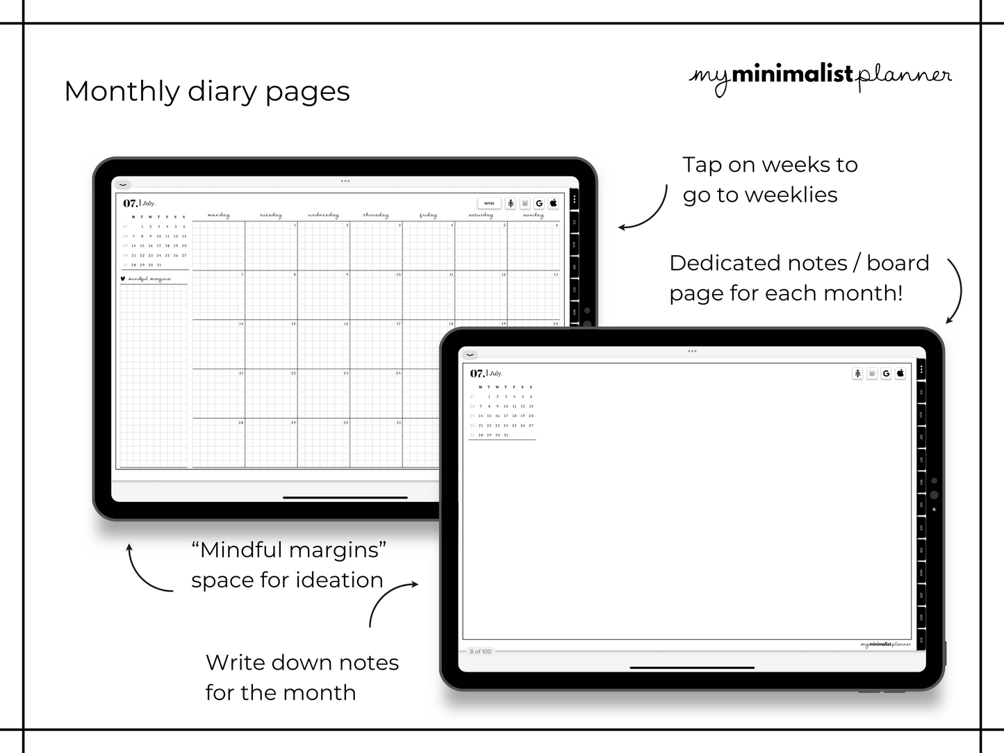 25-26 Minimalist Digital Diary