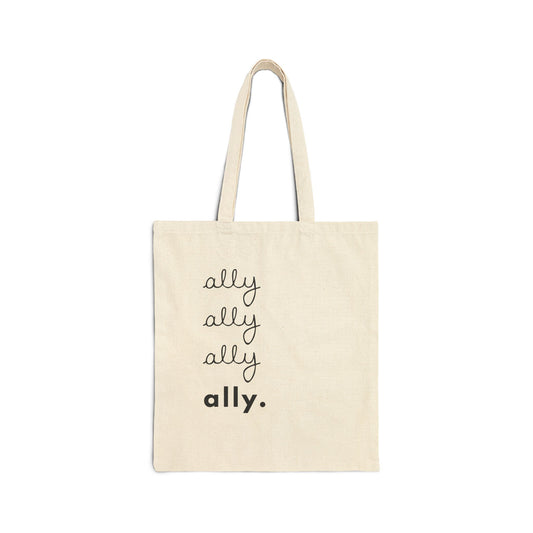 "Ally." | Minimalist Cotton Tote
