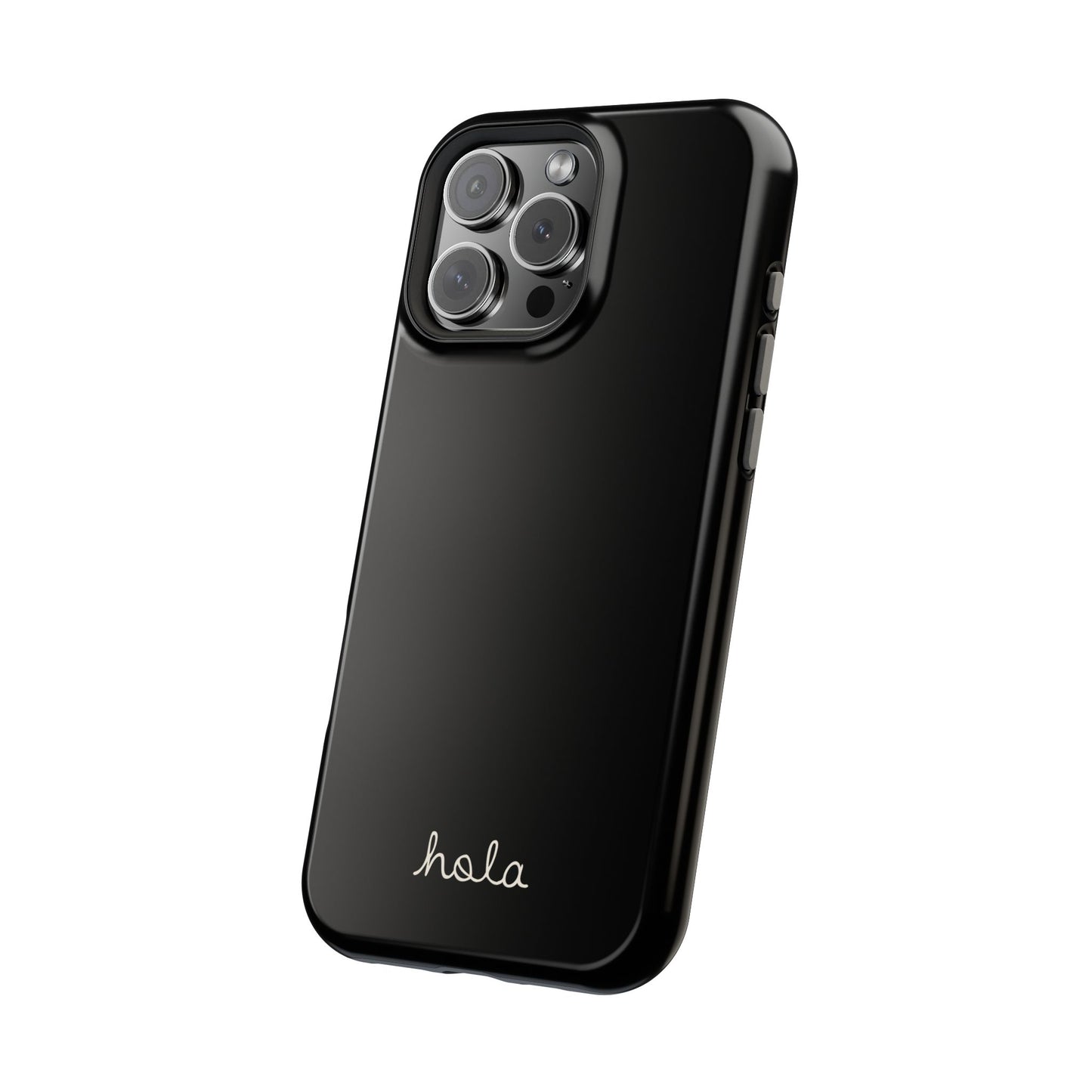 Minimalist iPhone Magnetic Case "Hello"