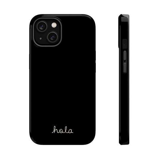 Minimalist iPhone Magnetic Case "Hello"