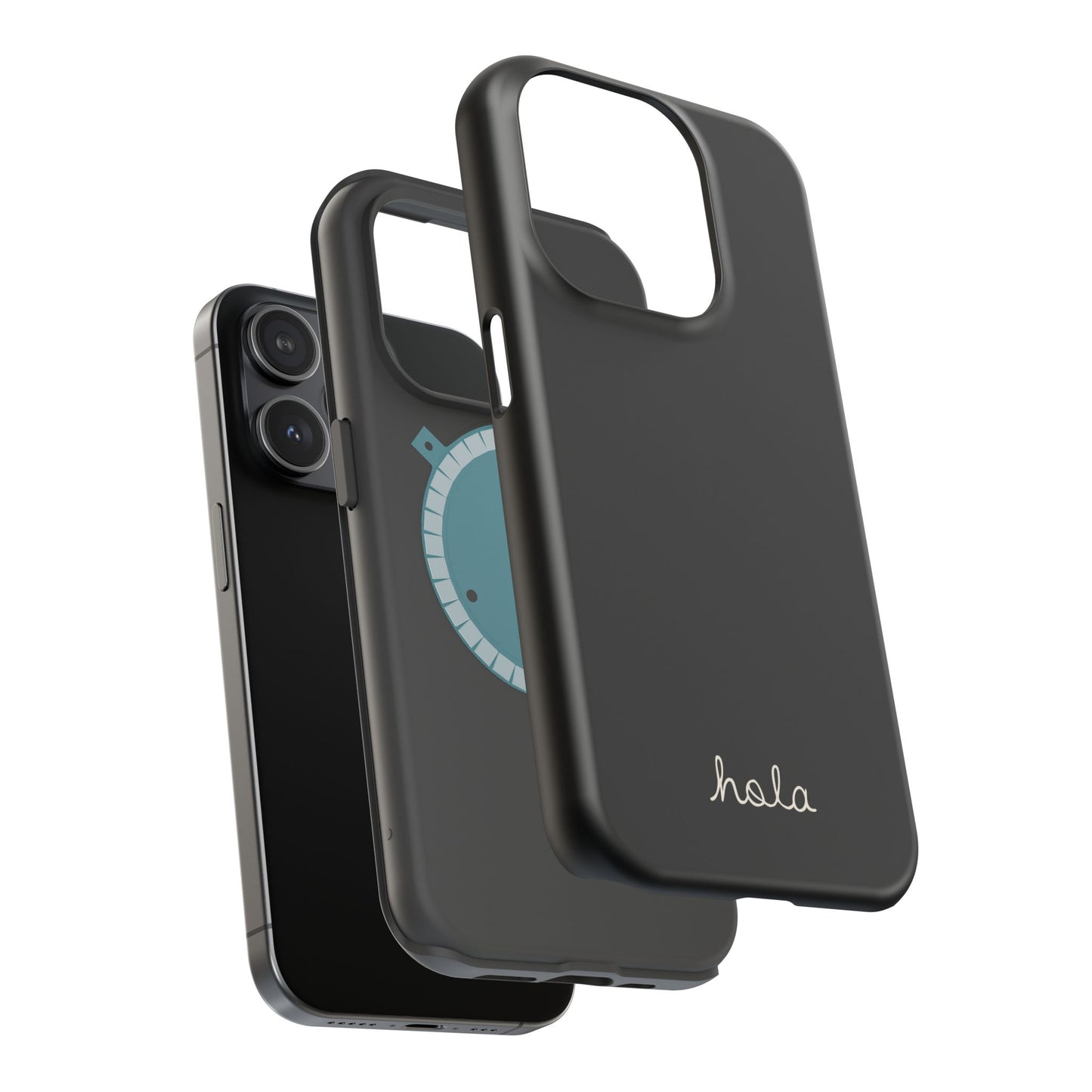 Minimalist iPhone Magnetic Case "Hello"