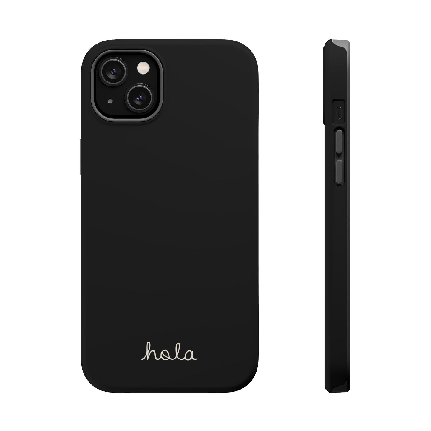 Minimalist iPhone Magnetic Case "Hello"