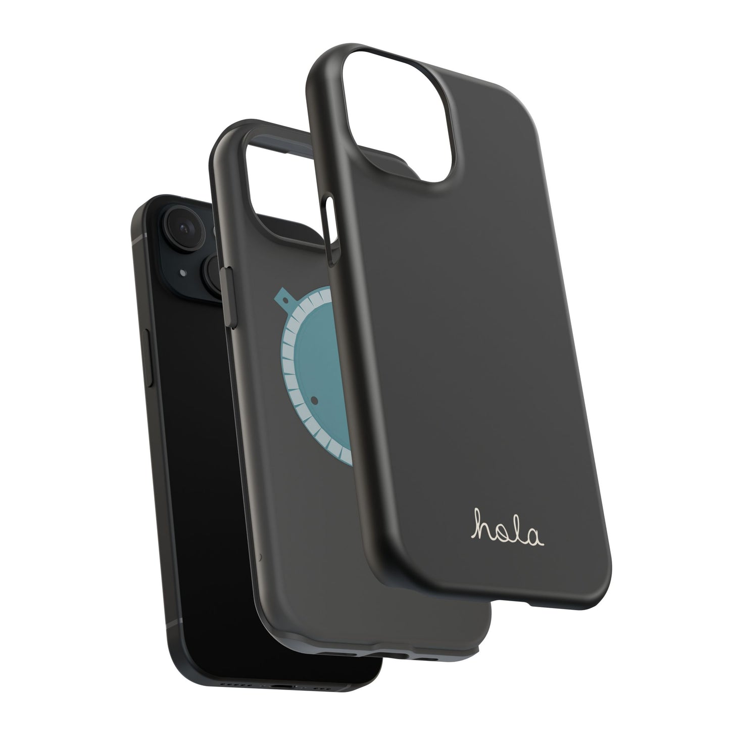 Minimalist iPhone Magnetic Case "Hello"