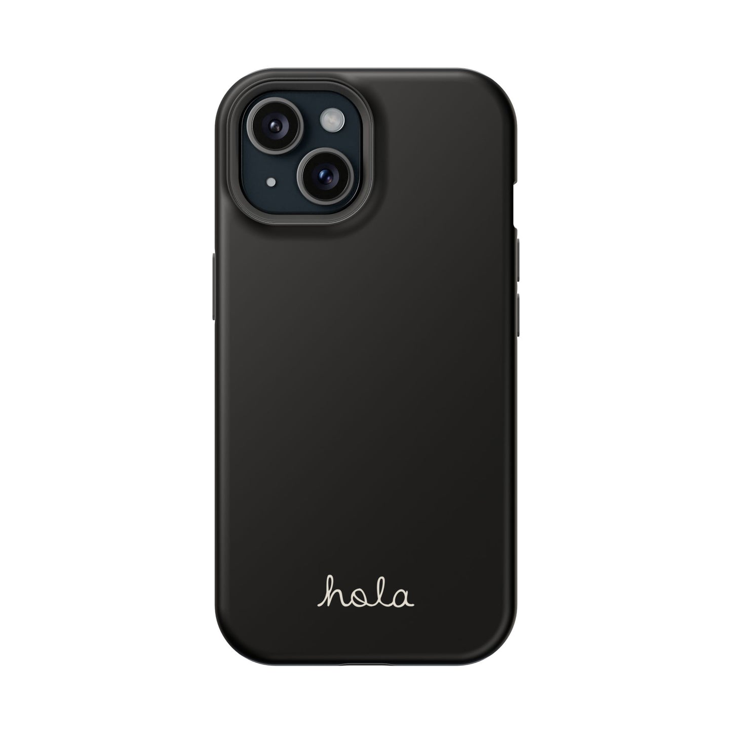 Minimalist iPhone Magnetic Case "Hello"