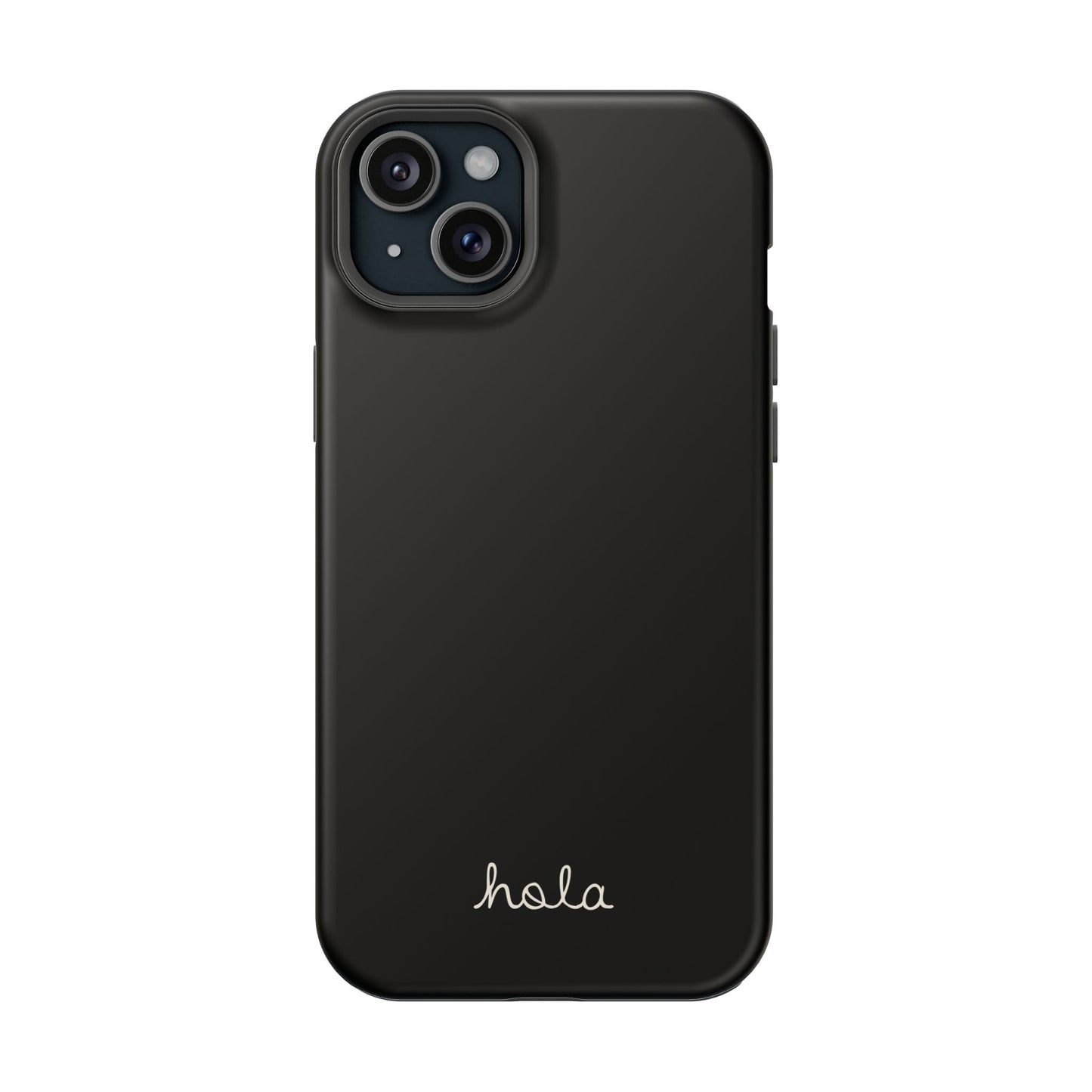 Minimalist iPhone Magnetic Case "Hello"