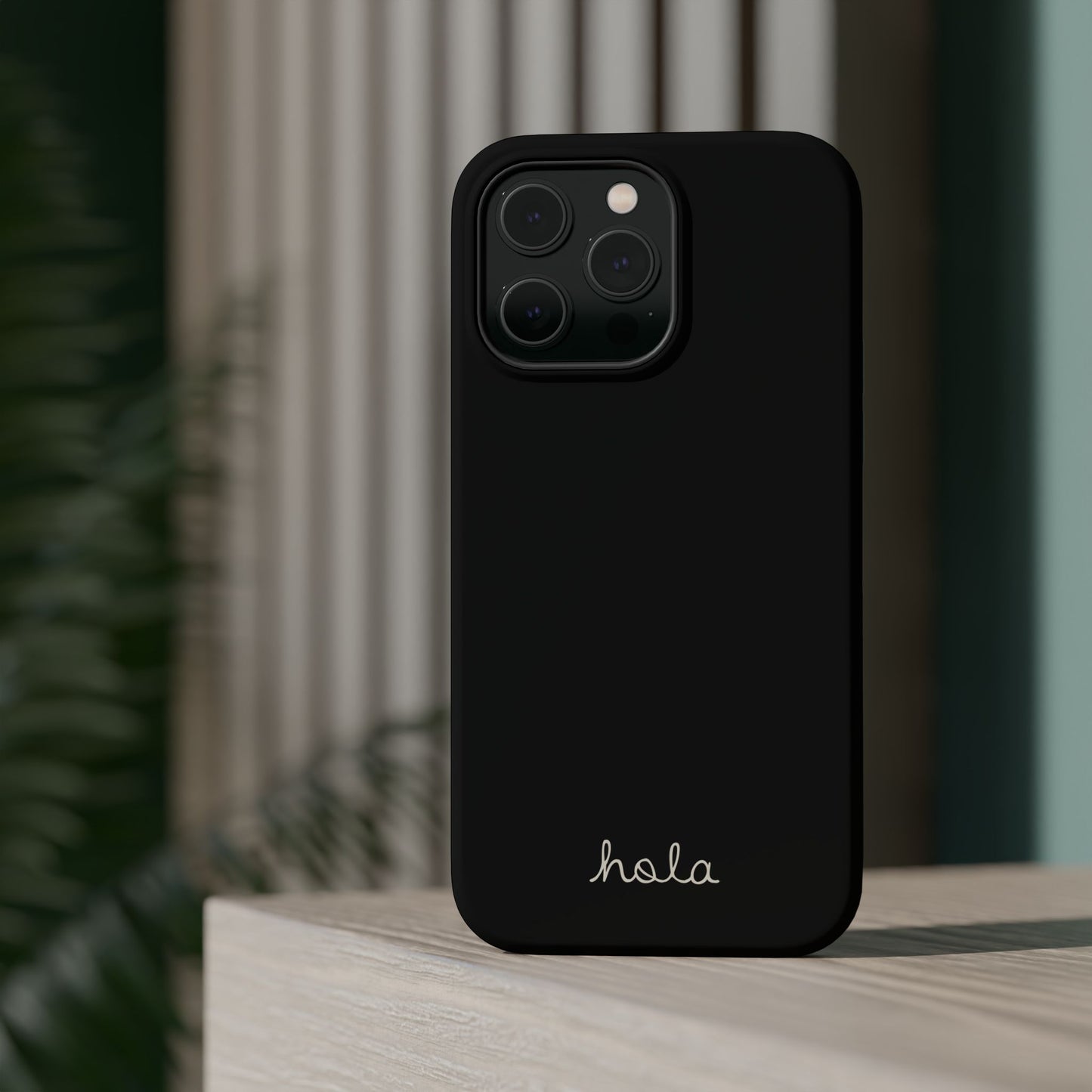 Minimalist iPhone Magnetic Case "Hello"
