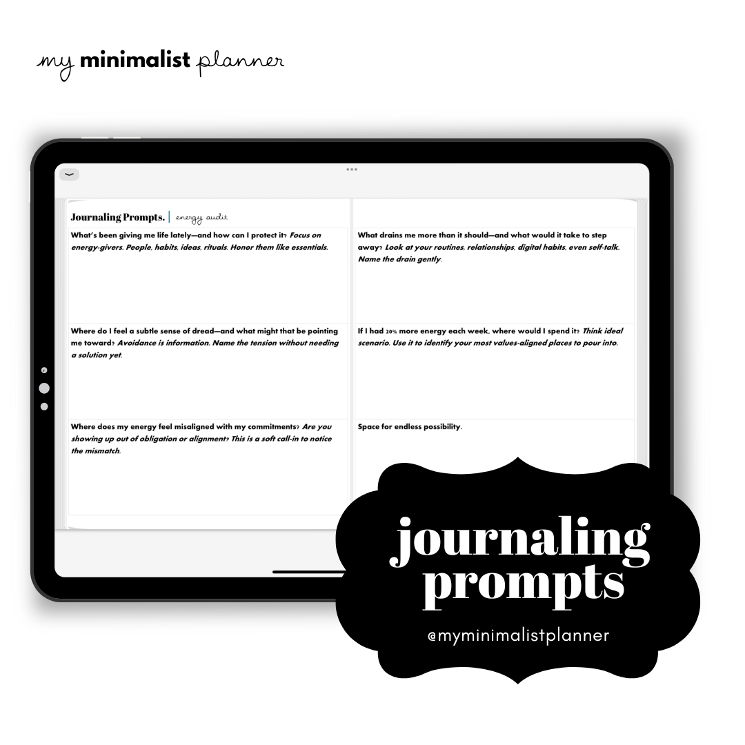 Journaling Prompts