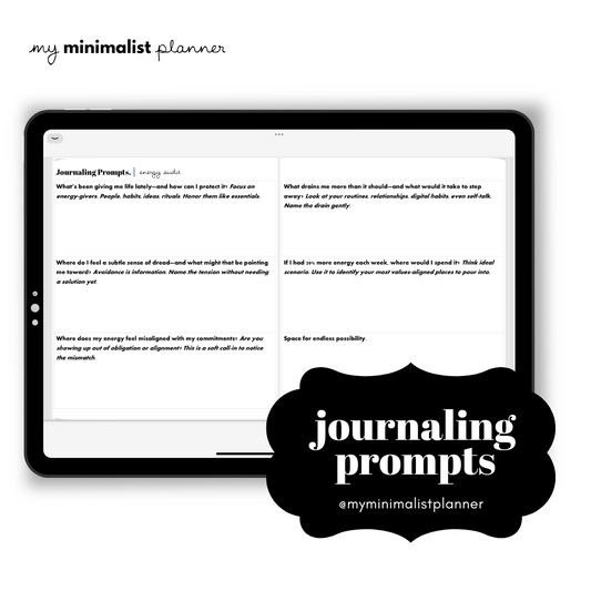 Journaling Prompts