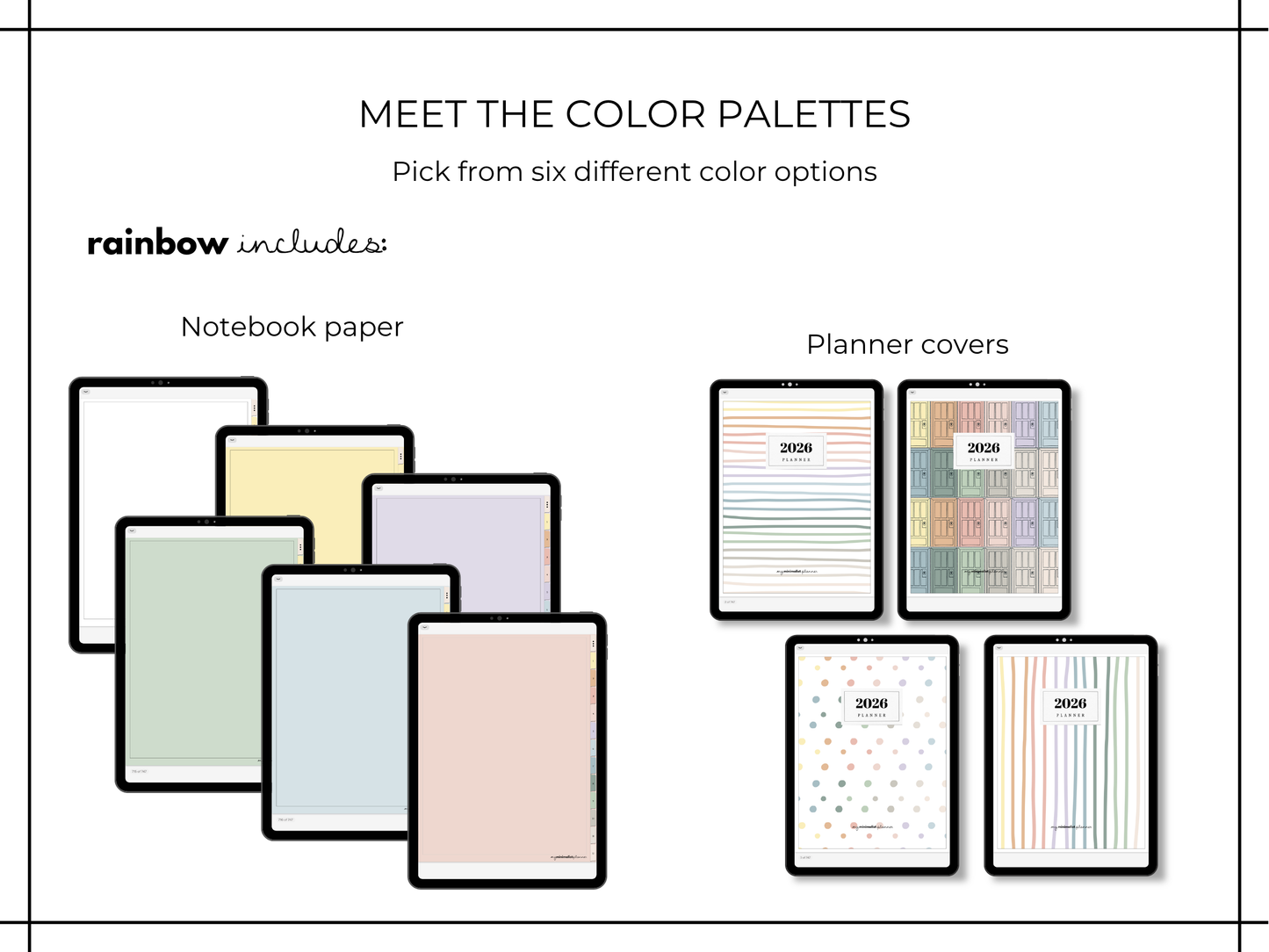 🖤 The 2026 Digital Life Planner Collection