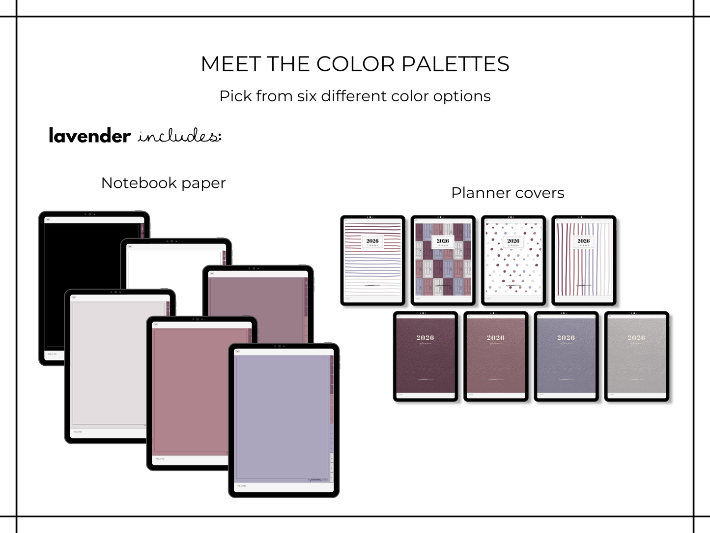 🖤 The 2026 Digital Life Planner Collection