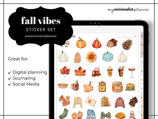 Fall Sticker Collection