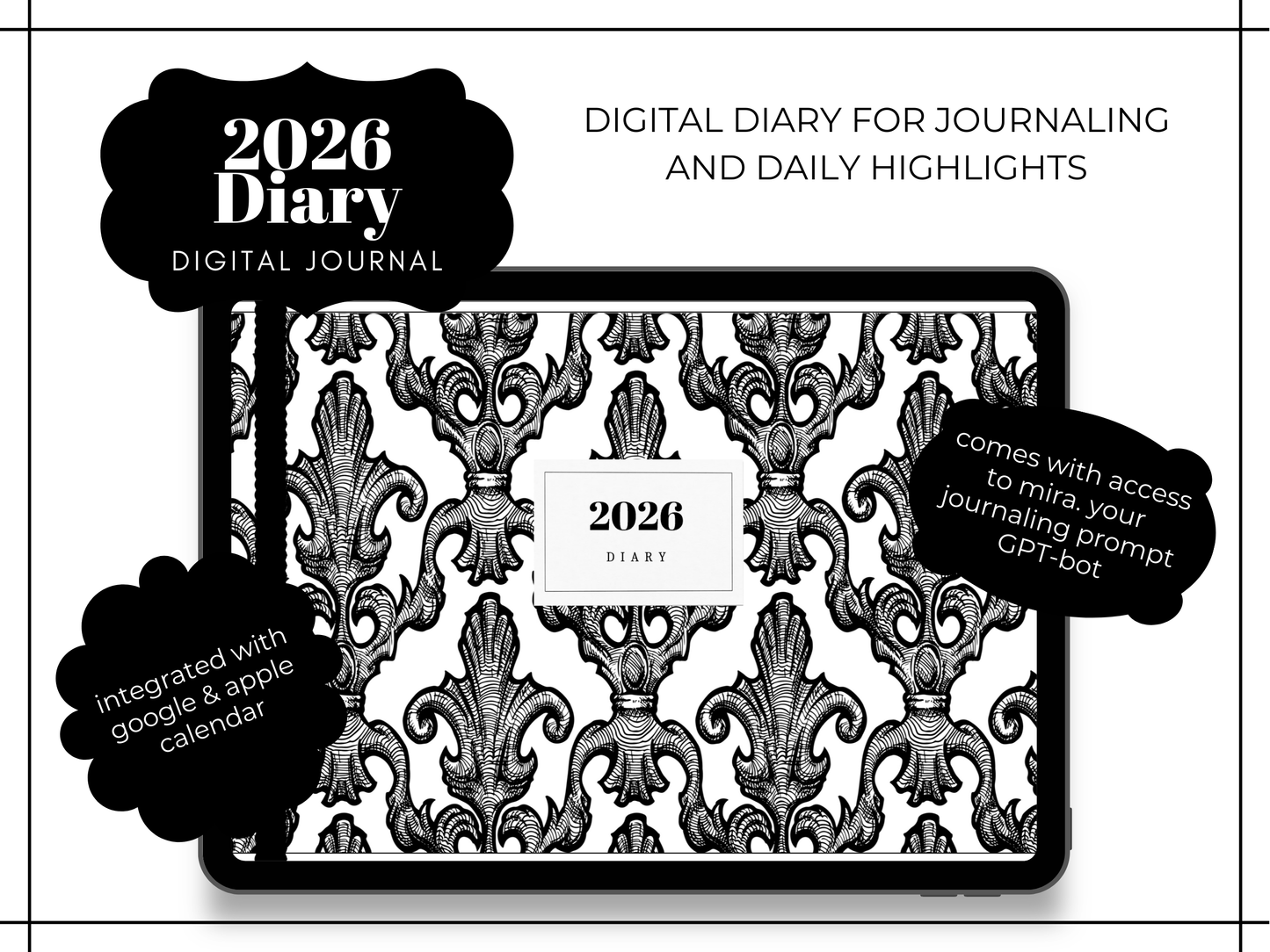 2026 Minimalist Digital Diary