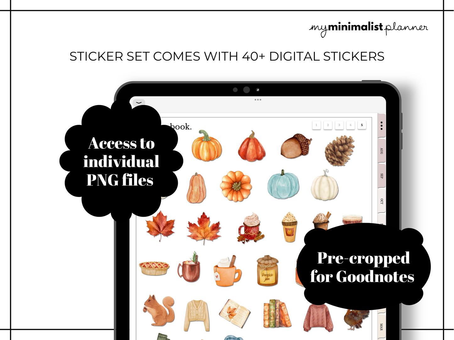 Fall Sticker Collection