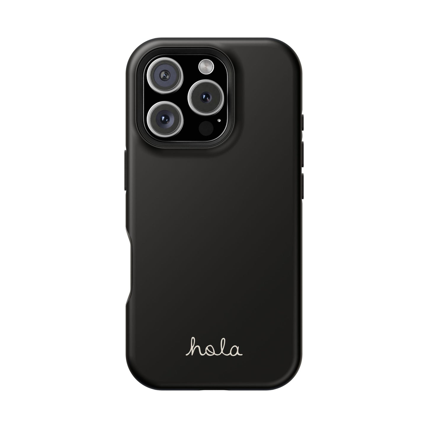 Minimalist iPhone Magnetic Case "Hello"